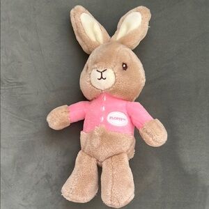Pink and Brown Bunny Plush Toy